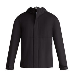 Ozark Trail Men's Hooded Rain & Wind Jacket Black Soot Size XL
NWOT